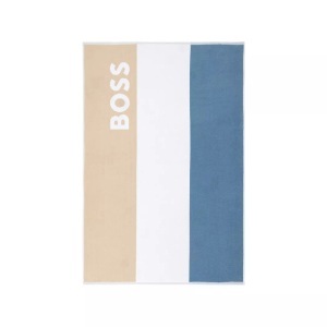 Hugo Boss, Hugo Boss - Badetuch, 100x150 cm, Himmelblau