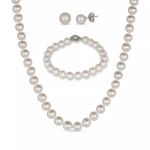 Puro, Puro Halskette Damen Weiss 45, Puro - Halskette, 45, Weiss