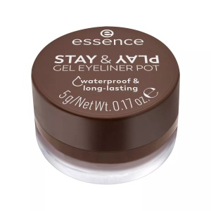 Essence, Essence - Eyeliner Pot Stay & Play Gel, 5 g, Brown, Essence - Eyeliner Pot Stay & Play Gel, 5 g, Brown