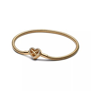 Pandora, Pandora - Armband, Moments, 19cm, Goldfarben, Pandora - Armband, Moments, 19cm, Goldfarben
