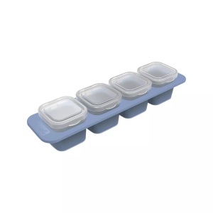 Rotho, Rotho Mini-Gefrierbehälter-Set Domino - Grün -, Rotho - Dosen-Set, 0.05L, Blau