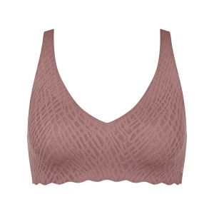 SLOGGI, sloggi Bügelloser BH »ZERO Feel Bliss Soft bra«, nahtlos mit Spitzenoptik, sloggi Bügelloser BH »ZERO Feel Bliss Soft bra«, nahtlos mit Spitzenoptik