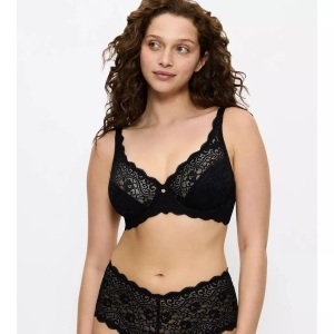 Triumph - Bügel-BH, unwattiert, für Damen, Black, Größe 85/F