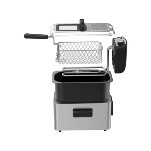 Koenig, Koenig Inox 3 Liter Kaltzonenfritteuse Fritteuse, Koenig INOX 3 Liter B02206 Kaltzonen-Fritteuse Edelstahl