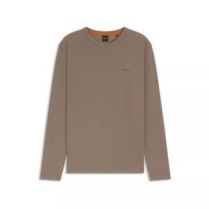 BOSS ORANGE - T-Shirt, langarm, für Herren, Grün Größe S