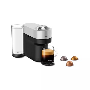 De Longhi, De Longhi Nespresso Vertuo Pop Deluxe Schwarz Original, DE-LONGHI Vertuo Pop+ Nespresso® Kaffeemaschine Silver