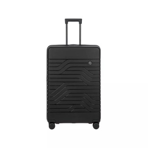 Brics, Brics Ulisse B1Y - Erweiterbarer Trolley Spinner Large in Schwarz, BY - Hartschalenkoffer, 79 CM, Hartschalenkoffer, 79 CM, Black