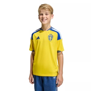adidas - Fussball Trikot, Sweden 26 Home Replica Kids, 140, Gelb