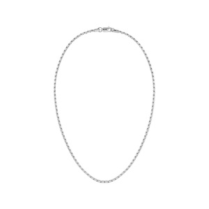 Boss, Halskette Herren Silber 56cm, BOSS Edelstahlkette »EVAN, 1580584, 1580585«
