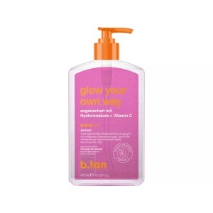 b.tan, Glow Your Own Way - Selbstbräunungsgel Damen Dark 437 ml, b.tan - glow your own way selbstbräunungsgel, 437 ml, Dark