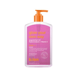b.tan, Glow Your Own Way - Selbstbräunungsgel Damen Dark 437 ml, b.tan - glow your own way selbstbräunungsgel, 437 ml, Dark