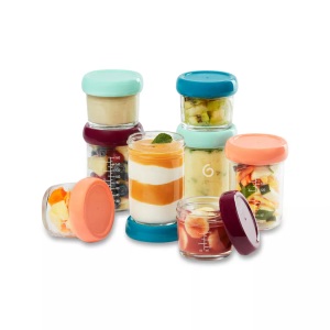 BABYMOOV, babymoov Nahrungsbehälter Babybols aus Glas Multiset, BABYMOOV Vorratsglas »Multiset«, (8 tlg.)