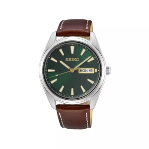 Seiko, Seiko SUR449P1 Herrenuhr, Seiko - Analoguhr, HAU Quarz, 40mm, Braun