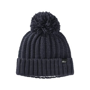 Jack Wolfskin, Jack Wolfskin Strickmütze Damen Highloft Knit Beanie Women S blau night blue, Jack Wolfskin HIGHLOFT Beanie Damen