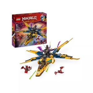 LEGO, 71833 Ninjago Ras und Arins Super-Sturmflieger, Konstruktionsspielzeug, LEGO® Spielbausteine »Ninjago Ras und Arins Super-Sturmflieger 71833«, (510 St.)