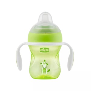 CHICCO, chicco Transition Schnabeltasse gelb 4M+ 200ml - Gr.125ml-250ml, Chicco - Trinklernflasche, 4 m, Weiss