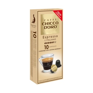 CAFFE CHICCO, Caffe Chicco 805513 Caffe Espresoo Italiano 10C -, Chicco d'Oro Espresso Italiano Kaffeekapsel