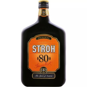 Sebastian Stroh GmbH, STROH Rum 50 cl / 80 % Österreich, 80 Original, Spirituosen, 50 cl