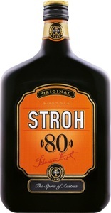 Sebastian Stroh GmbH, STROH Rum 50 cl / 80 % Österreich, 80 Original, Spirituosen, 50 cl