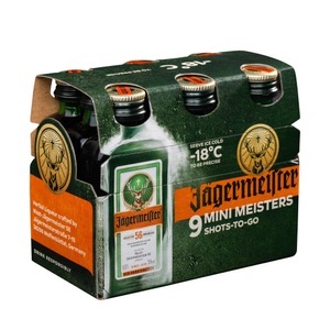 Jägermeister, Jägermeister Original 9x2cl 9x2cl, Original 9x2cl, Spirituosen, 9x2cl