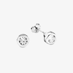 AMOR, Amor Ohrstecker ONE Size, Amor - Ohrstecker, One Size, Silber