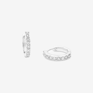 AMOR, Amor Creolen ONE Size, Amor - Creolen, One Size, Silber