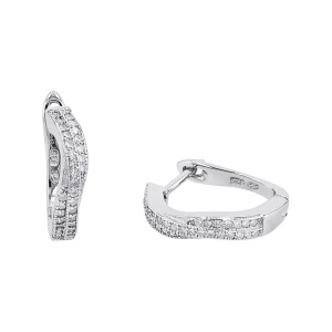 AMOR, Amor Creolen ONE Size, Amor - Creolen, One Size, Silber