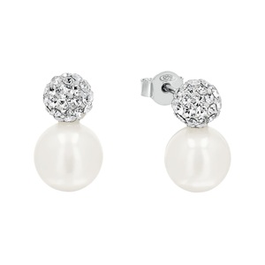 AMOR, Amor Ohrstecker ONE Size, Amor - Ohrstecker, One Size, Silber