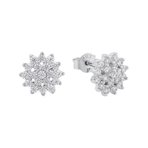 AMOR, Ohrschmuck Damen Silber ONE SIZE, Amor - Ohrschmuck, One Size, Silber