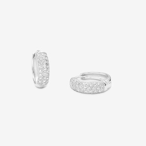 AMOR, Amor Creolen ONE Size, Amor - Creolen, One Size, Silber