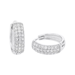 AMOR, Amor Creolen ONE Size, Amor - Creolen, One Size, Silber