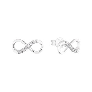 AMOR, Amor Ohrstecker ONE Size, Amor - Ohrstecker, One Size, Silber
