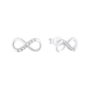 AMOR, Amor Ohrstecker ONE Size, Amor - Ohrstecker, One Size, Silber