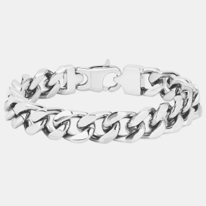 AMOR, Amor E Armbänder Damen Silber 21cm, Amor Edelstahlarmband »9418190«