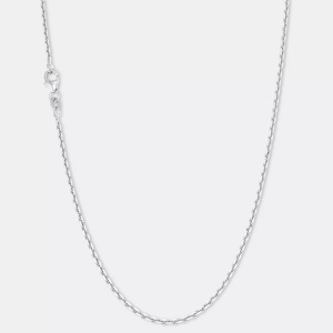 AMOR, Amor S Ketten Damen Silber 80cm, Amor - S Ketten, 80cm, Silber