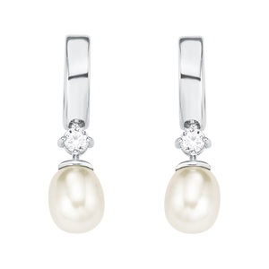AMOR, Amor Creolen ONE Size, Amor - Creolen, One Size, Silber