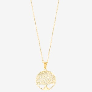 AMOR, Amor Halskette mit Anhänger 45cm, Amor - Halskette mit Anhänger, 45cm, Gelbgold