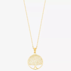 AMOR, Amor Halskette mit Anhänger 45cm, Amor - Halskette mit Anhänger, 45cm, Gelbgold