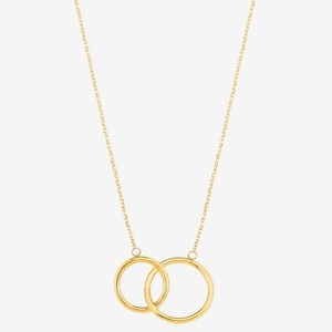 AMOR, Amor Halskette mit Anhänger 45cm, Amor - Halskette mit Anhänger, 45cm, Gelbgold