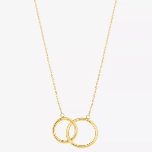 AMOR, Amor Halskette mit Anhänger 45cm, Amor - Halskette mit Anhänger, 45cm, Gelbgold
