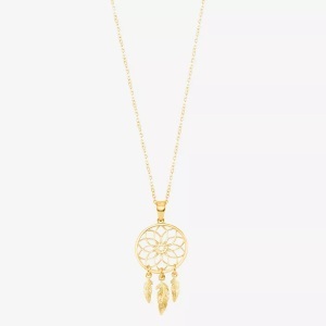 AMOR, Amor Halskette mit Anhänger 42cm, Amor - Halskette mit Anhänger, 42cm, Gelbgold