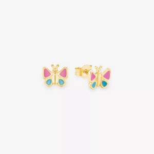 AMOR, Amor Ohrstecker ONE Size, Amor - Ohrstecker, One Size, Gelbgold