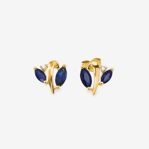 AMOR, Amor Ohrstecker ONE Size, Amor - Ohrstecker, One Size, Gelbgold