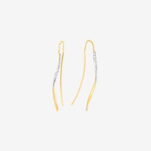 AMOR, Amor Ohrhänger ONE Size, Amor - Ohrhänger, One Size, Gelbgold
