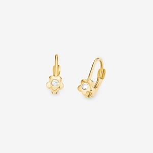 AMOR, Amor Ohrhänger ONE Size, Amor - Ohrhänger, One Size, Gelbgold