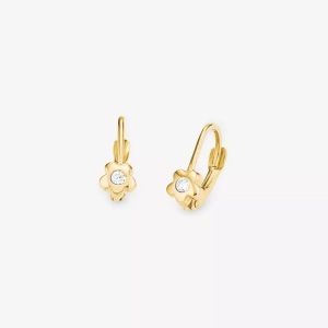 AMOR, Amor Ohrhänger ONE Size, Amor - Ohrhänger, One Size, Gelbgold