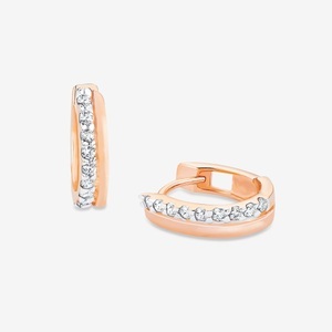 AMOR, Amor Creolen ONE Size, Amor - Creolen, One Size, Roségold