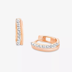 AMOR, Amor Creolen ONE Size, Amor - Creolen, One Size, Roségold