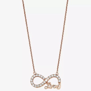 AMOR, Amor Halskette mit Anhänger 45cm, Amor - Halskette mit Anhänger, 45cm, Roségold