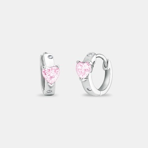 AMOR, Amor S Ohrschmuck Creolen Damen Silber 10mm, 
